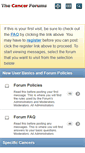 Mobile Screenshot of cancerforums.net